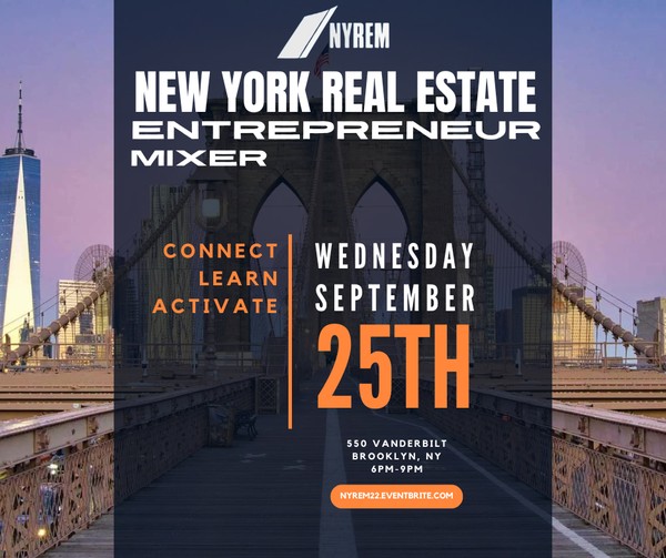 NY Real Estate Entrepreneur Mixer -  September