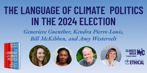 The Language of Climate Politics in the 2024 Election