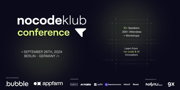 nocodeklub Conference