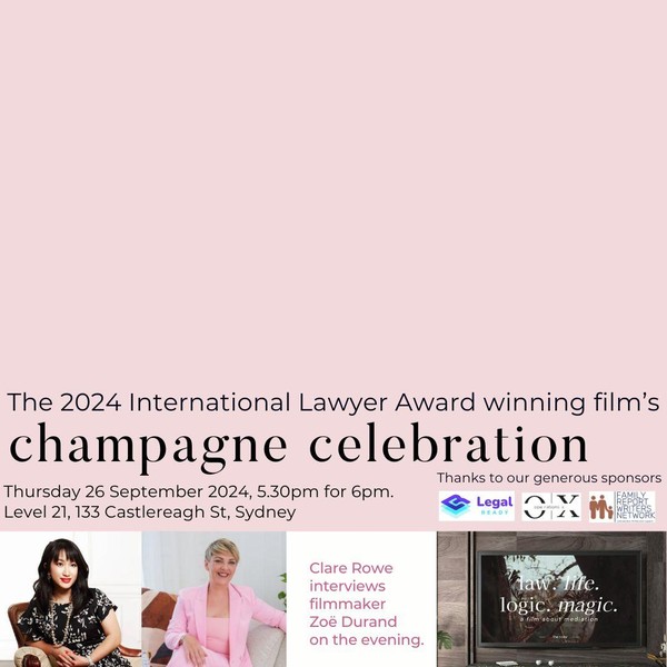 Law Life Logic Magic Film (by Zoë Durand)  Champagne celebration