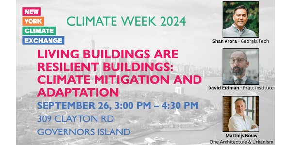 Living Buildings are Resilient Buildings: Climate Mitigation AND Adaptation