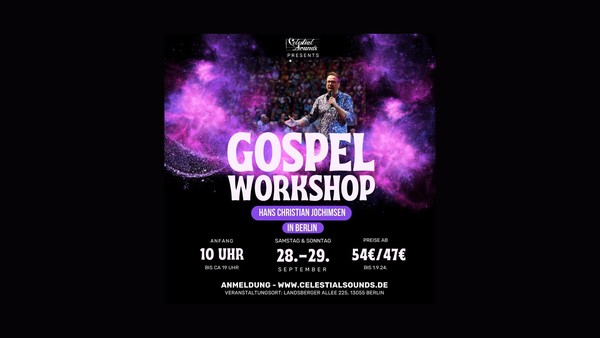 Gospel Workshop mit Hans Christian Jochimsen und Miriam Eisen