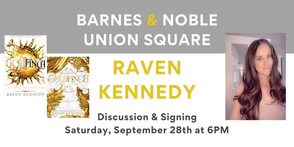 Raven Kennedy discusses GOLDFINCH at B&N Union Square