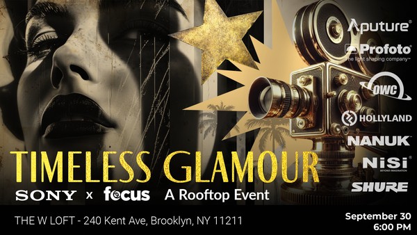 Timeless Glamour: A Sony and Focus Camera Rooftop Event