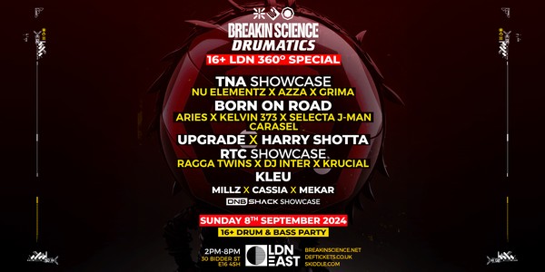 Breakin Science + Drumatics 16+ LDN |  360 Summer Special