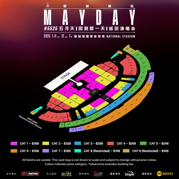 MAYDAY #5525 LIVE TOUR IN SINGAPORE