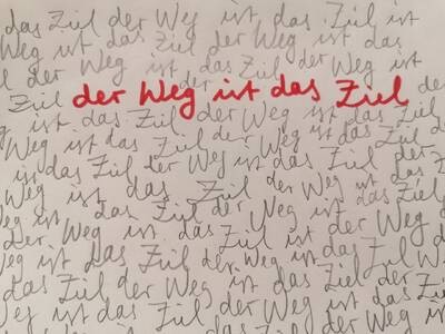 Schreib-Meditationen: von der Handschrift zur „Schönschrift“