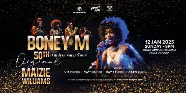 BoneyM Original *Featuring Maizie Williams 50th Anniversary Tour* BoneyM Original *Featuring Maizie Williams 50th Anniversary Tour*