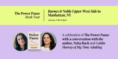 The Power Pause Book Tour: Barnes & Noble - Upper West Side