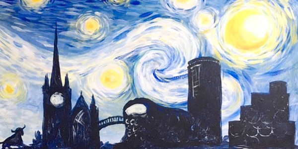 Paint Starry Night Over Birmingham in Birmingham!