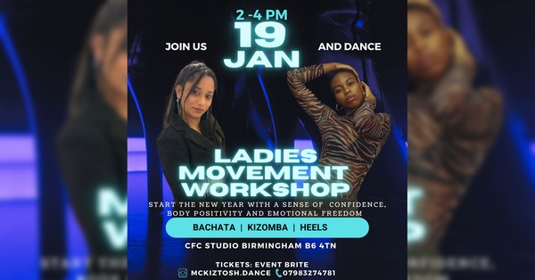 Ladies Dance Movement Workshop -  Bachata / Kizomba/ Heels