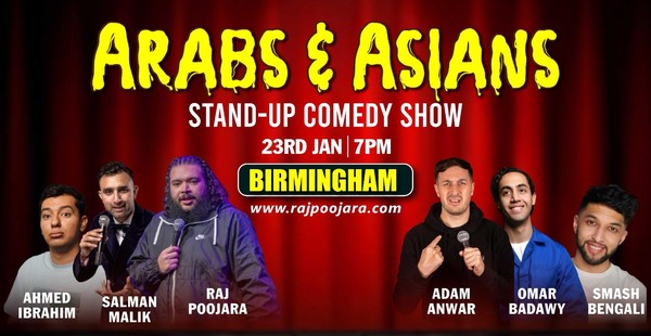 Arabs & Asians Stand-up Comedy Show Birmingham