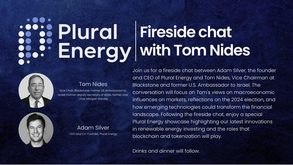 Building Block Talks:  A Fireside Chat with Plural Energy and Tom Nides