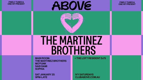 Above — January 25 ft. The Martinez Brothers Above — January 25 ft. The Martinez Brothers