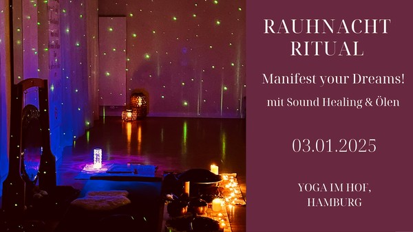 Rauhnacht Ritual mit Gong, Aromaöle und Sound Healing in Hamburg