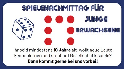 Spielenachmittag für junge Erwachsene