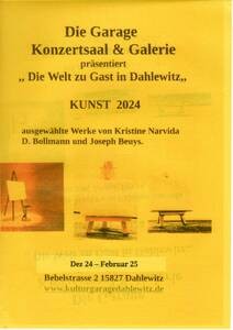 Ausstellung: Die Welt zu Gast in Dahlewitz  Kunst 2024 Werke von u.a. Narvida, Bollmann und Beuys (Mo - Fr)