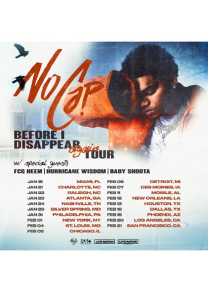 NoCap Concert 2025 New York | NoCap "BEFORE I DISAPPEAR AGAIN TOUR"  in New York