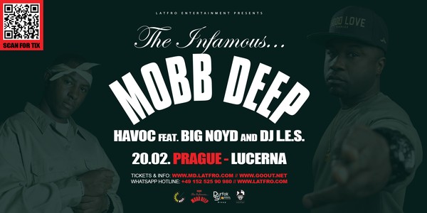 Mobb Deep (Havoc, Big Noyd, DJ.L.E.S.) Live in Prague