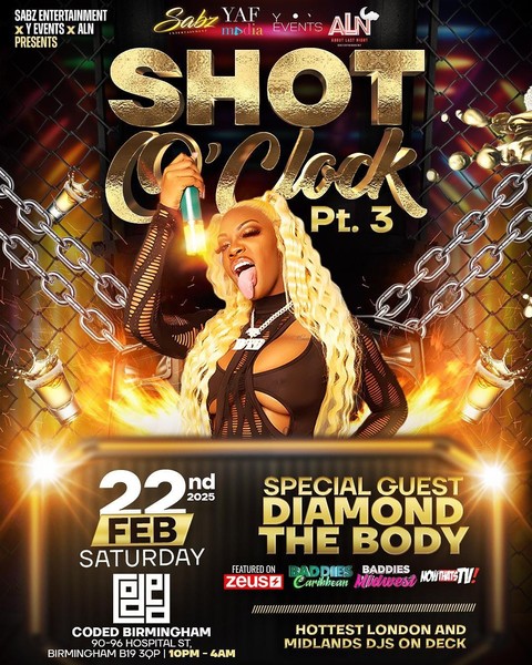 Shot O Clock USA Baddies Edition Hosted By Diamond The Body