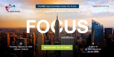 NJMSDC 2025 SUPPLIER ANNUAL MEETING