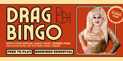 Drag Bingo with Bobbee Pinn (Post Office Hotel): 6th Feb