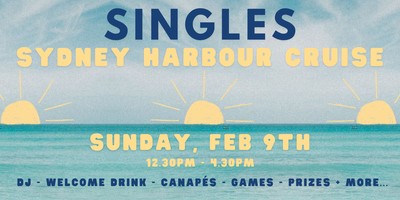 SINGLES MINGLES - SYDNEY HARBOUR CRUISE