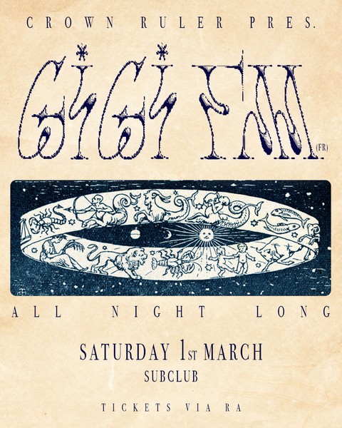 [CANCELLED] Crown Ruler pres. GiGi FM - All Night Long