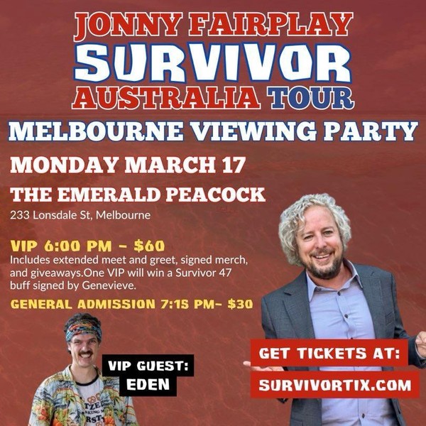 Melbourne  Survivor Party - 17 March 2025