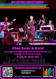 "Ellen Esser & Band" - Konzert im RegenbogenKino