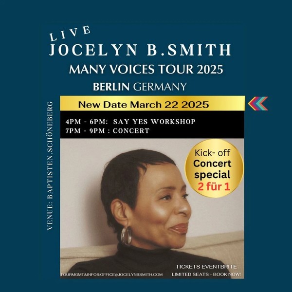 Many Voices  2025· Jocelyn B.Smith & Band  with Special Guests