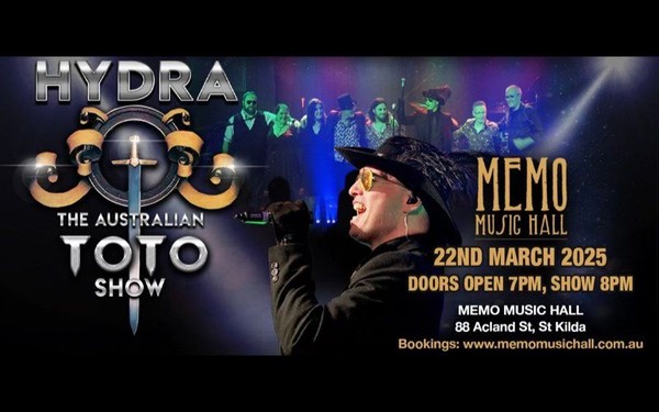 HYDRA - THE AUSTRALIAN TOTO Show at Memo Music Hall