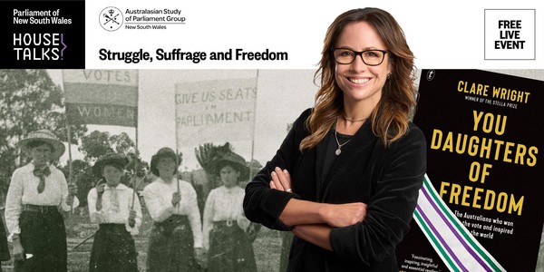 IN PERSON House Talks: Struggle, Suffrage and Freedom