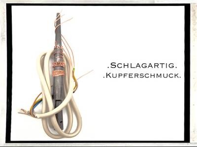 Schlagartig. Kupferschmuck – Schmuckdesign-Workshop in der NochMall mit Daniel Carrion Rivas