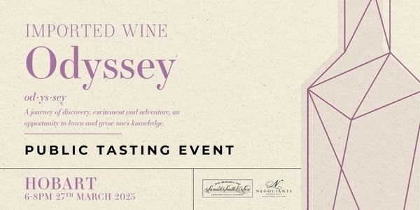 Imported Wine Odyssey - Hobart - Public Event