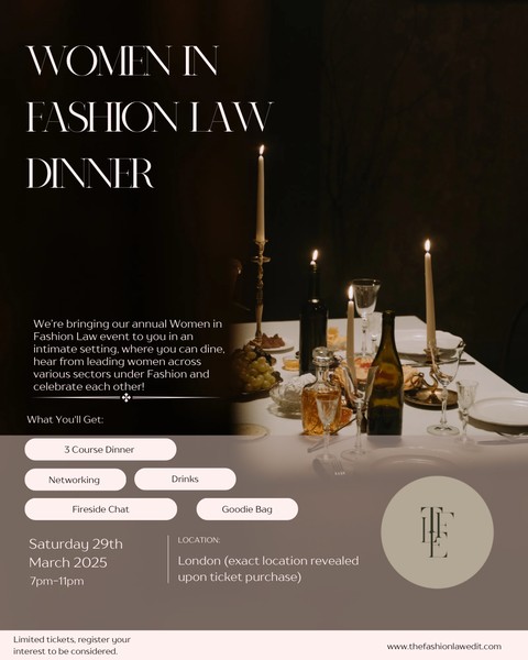 The Women in Fashion Law Dinner