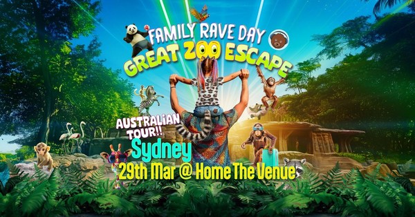 Family Rave Day - The Great Zoo Escape Sydney Family Rave Day - The Great Zoo Escape Sydney