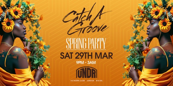 Catch A Groove - Sat 29th March