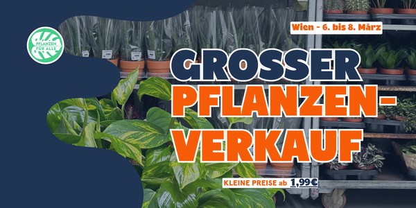 Großer Pflanzenverkauf - Wien