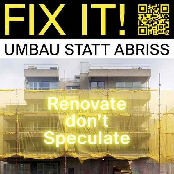 FIX IT! – UMBAU STATT ABRISS