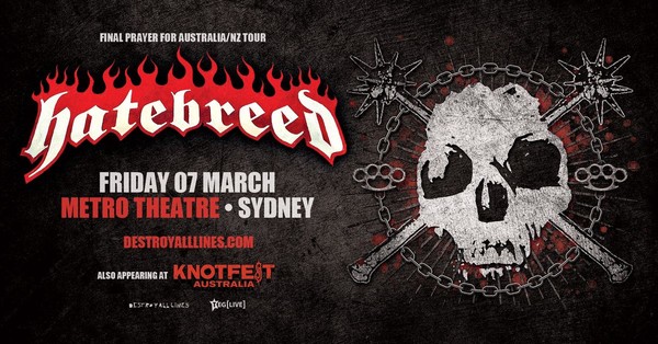 Knotfest Sideshow: Hatebreed | Metro Theatre  | 18+ Knotfest Sideshow: Hatebreed | Metro Theatre  | 18+