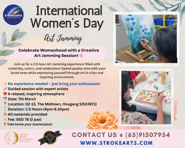 International Women's Day Artful Celebration : Honoring Womanhood Through Creativity! 2025 International Women's Day Artful Celebration : Honoring Womanhood Through Creativity! 2025