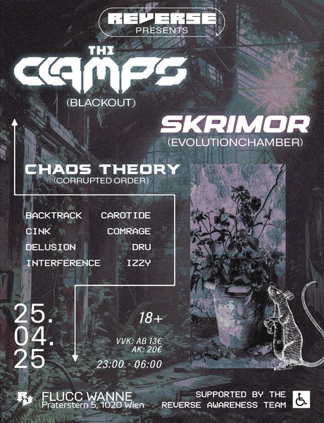 Reverse Club Night with The Clamps & Skrimor