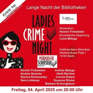 Ladies Crime Night mit den Berliner "Mörderischen Schwestern": Wir lieben Krimis!