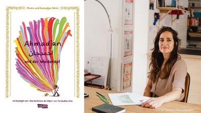 Comiclesung & Musik: Maren Amini mit "Ahmadjan und der Wiedehopf"