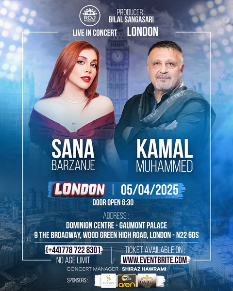 Sana Barzanje & kamal muhamad live in London