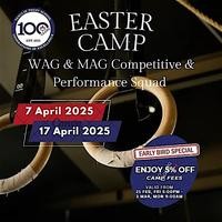 WAG & MAG Comp & Performance Squad Gymnastics Easter Camp