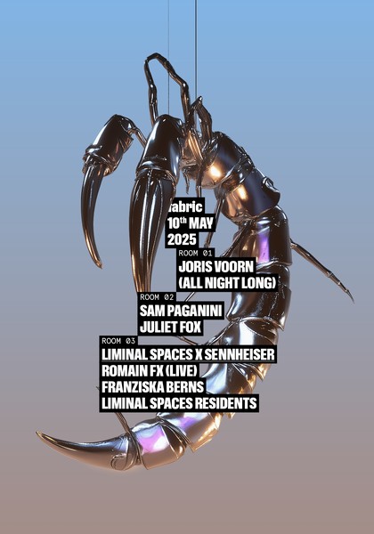 fabric: Joris Voorn (All Night Long), Sam Paganini, Juliet Fox, Romain Fx (Live) + more