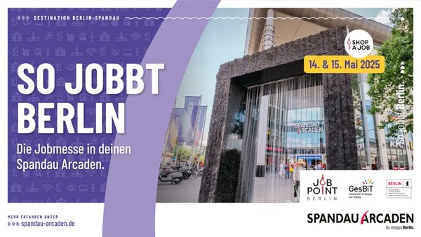 Veranstaltung Jobmesse – “Shop a Job” in den Spandau Arcaden