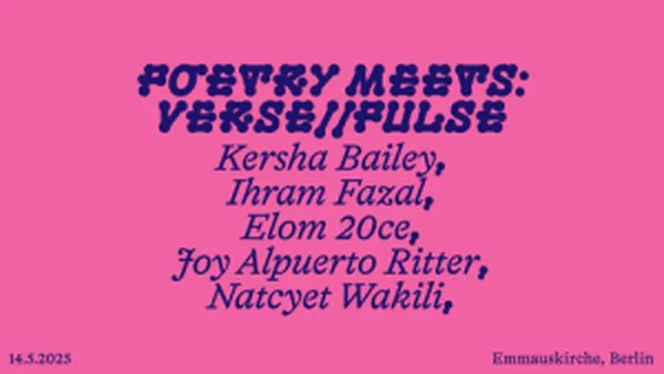 XJAZZ! Festival 2025 – Poetry meets präsentiert VERSE//PULSE